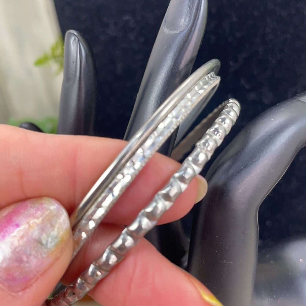 Adorned Crown Artisan Assemblage Bangle Topaz Hea… - image 2